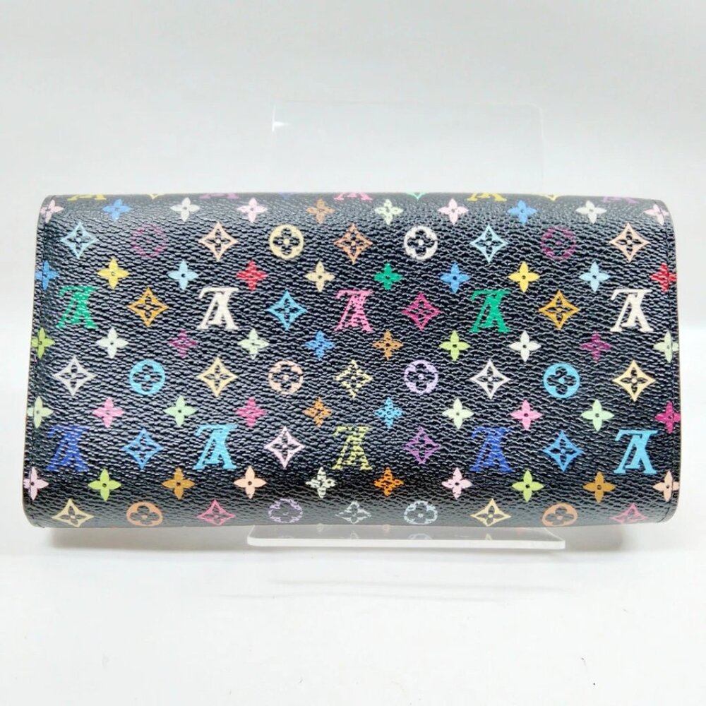 Louis Vuitton LV Long Wallet Black Monogram MultiColor 500-081825 - Picture 2 of 9